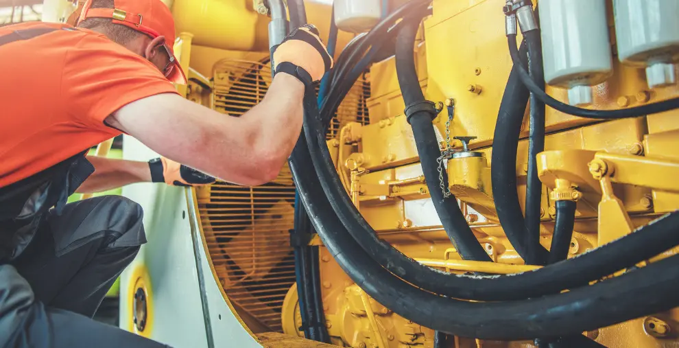 Electro trading mechanic repairing hydrolic machinery